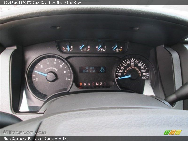 Ingot Silver / Steel Grey 2014 Ford F150 STX SuperCab