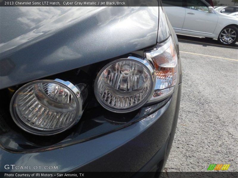 Cyber Gray Metallic / Jet Black/Brick 2013 Chevrolet Sonic LTZ Hatch