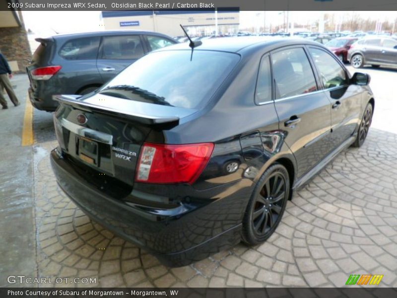 Obsidian Black Pearl / Carbon Black 2009 Subaru Impreza WRX Sedan