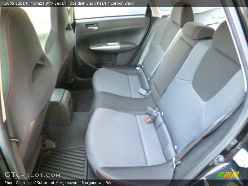 Obsidian Black Pearl / Carbon Black 2009 Subaru Impreza WRX Sedan