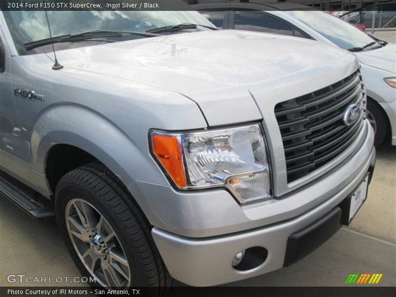 Ingot Silver / Black 2014 Ford F150 STX SuperCrew