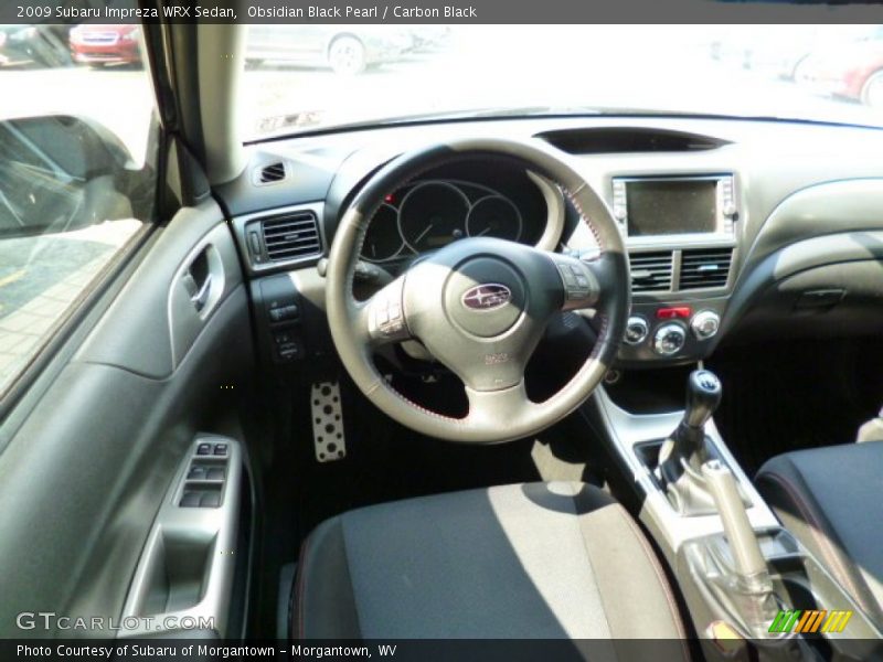 Obsidian Black Pearl / Carbon Black 2009 Subaru Impreza WRX Sedan