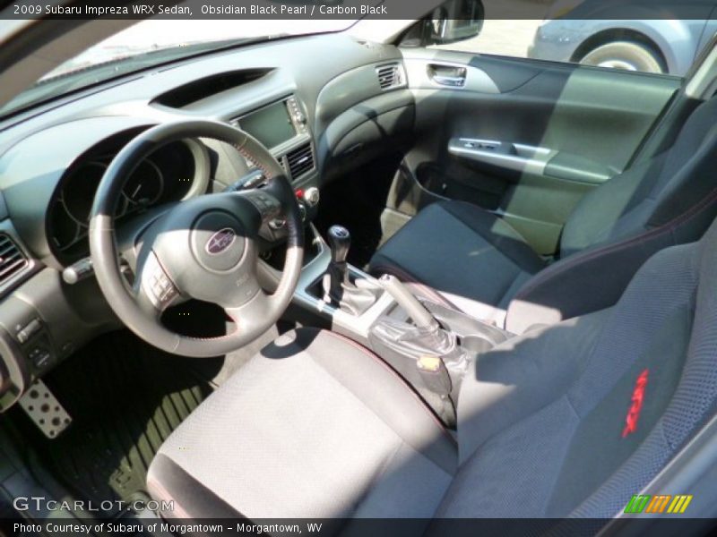 Obsidian Black Pearl / Carbon Black 2009 Subaru Impreza WRX Sedan