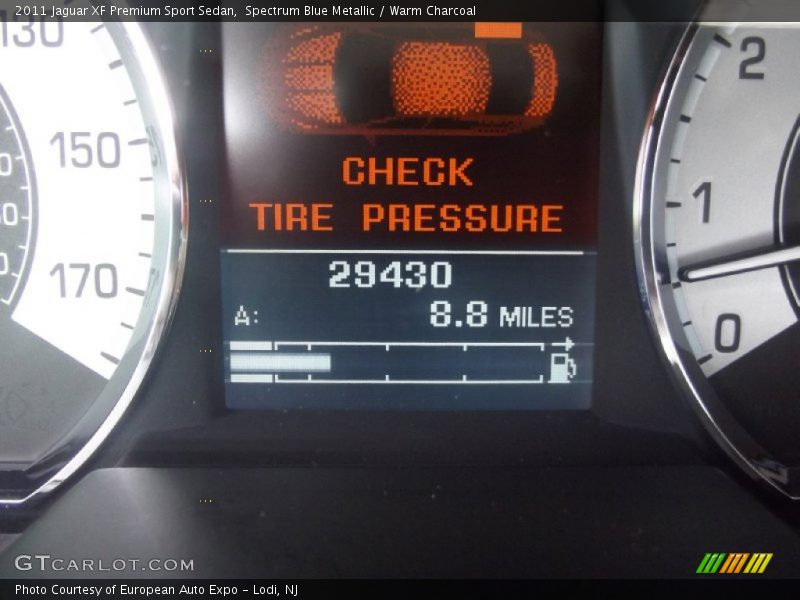 Spectrum Blue Metallic / Warm Charcoal 2011 Jaguar XF Premium Sport Sedan