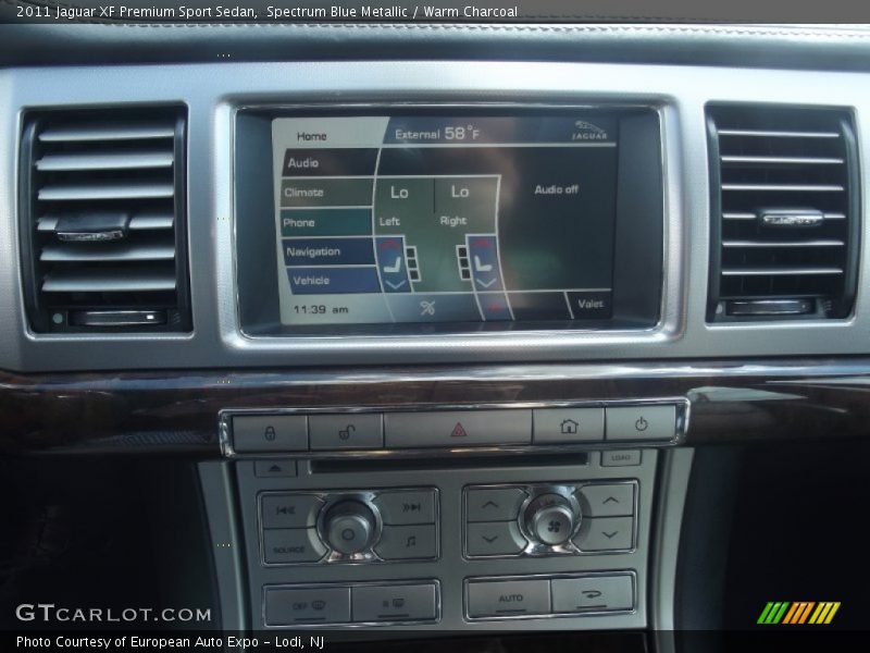 Spectrum Blue Metallic / Warm Charcoal 2011 Jaguar XF Premium Sport Sedan