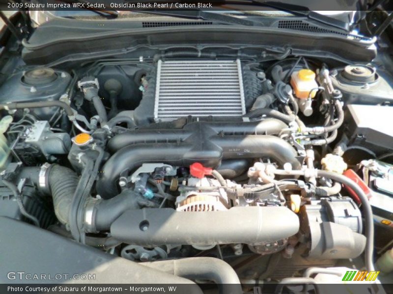 Obsidian Black Pearl / Carbon Black 2009 Subaru Impreza WRX Sedan