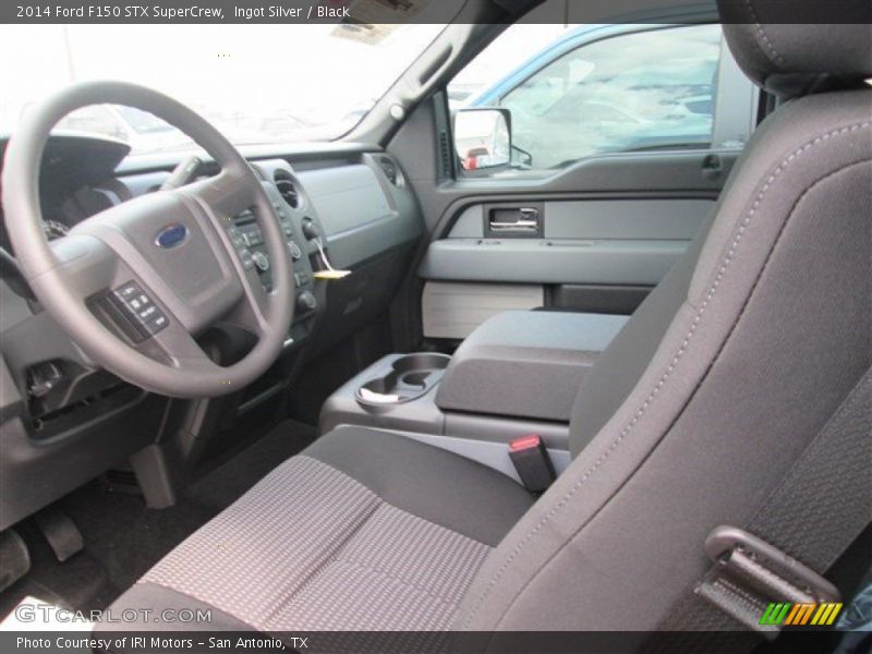 Ingot Silver / Black 2014 Ford F150 STX SuperCrew