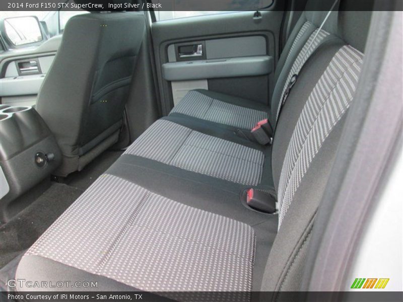Ingot Silver / Black 2014 Ford F150 STX SuperCrew