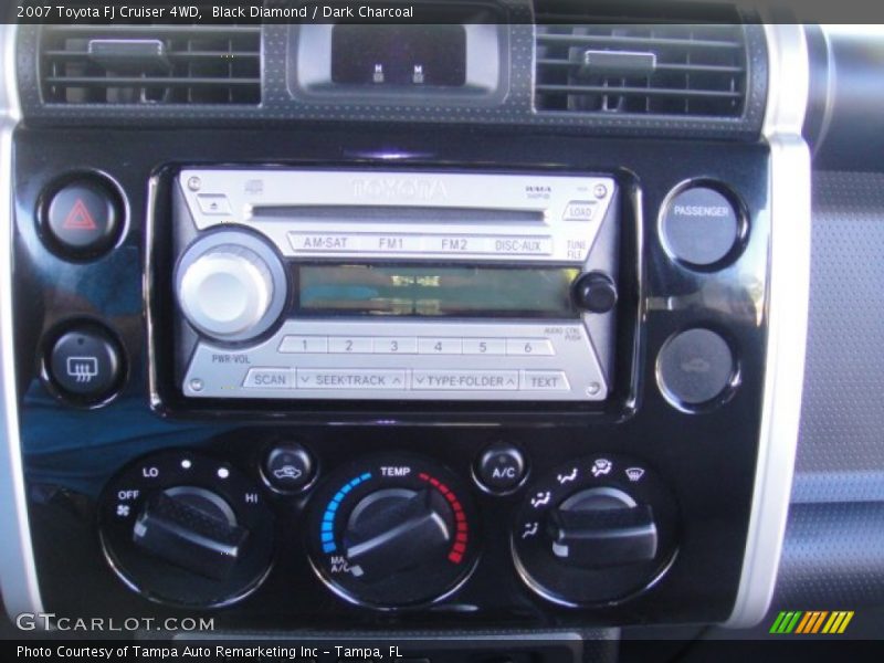 Black Diamond / Dark Charcoal 2007 Toyota FJ Cruiser 4WD