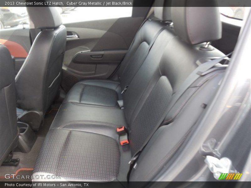 Cyber Gray Metallic / Jet Black/Brick 2013 Chevrolet Sonic LTZ Hatch