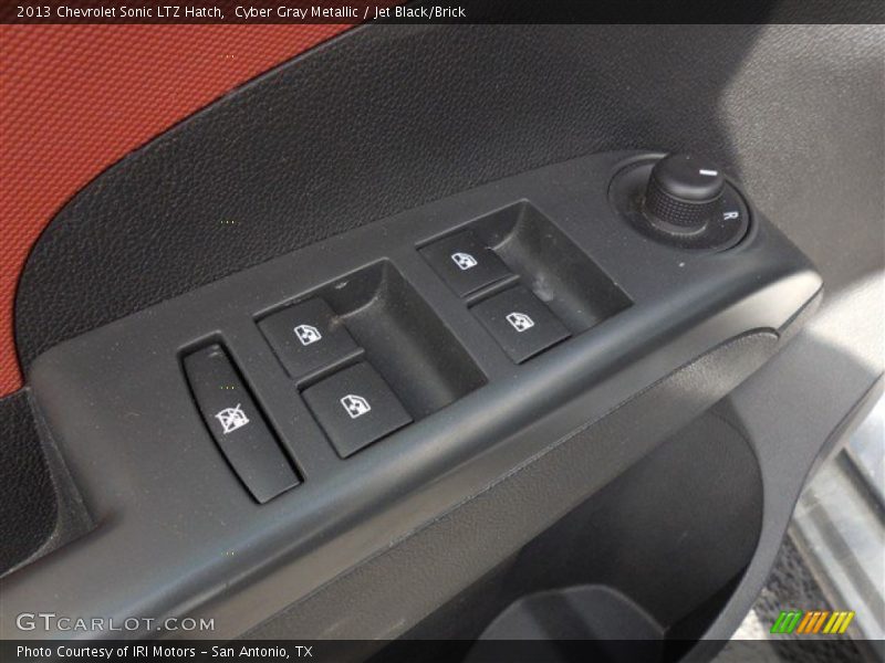 Cyber Gray Metallic / Jet Black/Brick 2013 Chevrolet Sonic LTZ Hatch