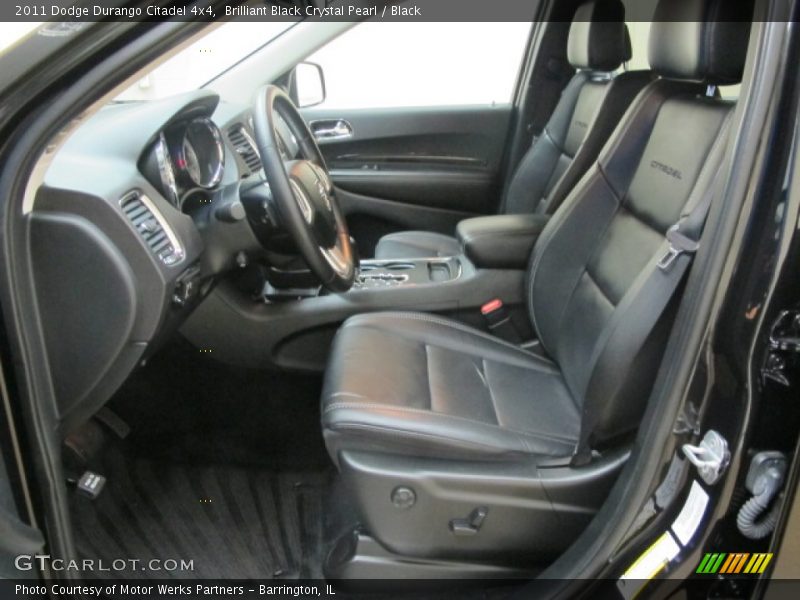 Front Seat of 2011 Durango Citadel 4x4