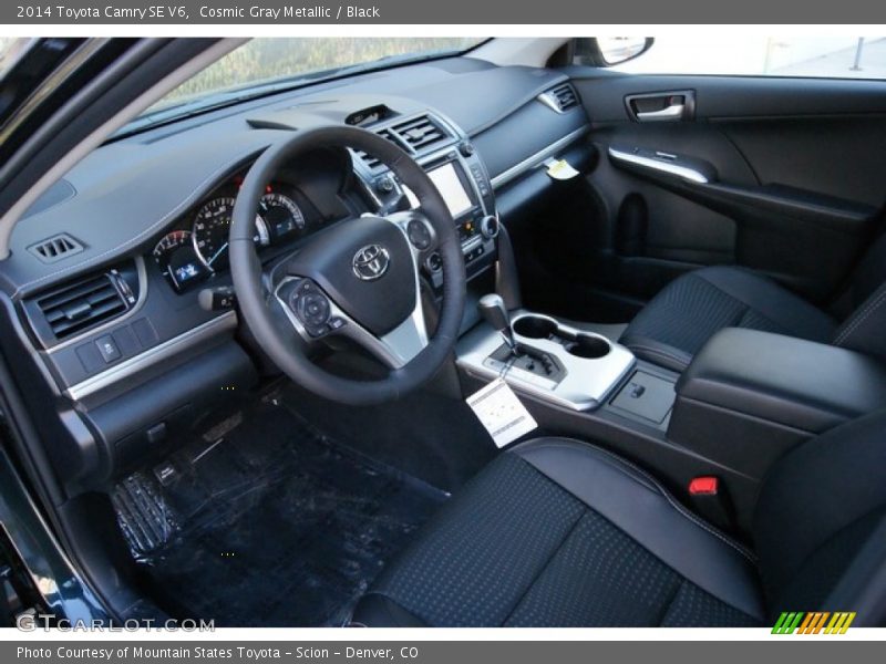 Cosmic Gray Metallic / Black 2014 Toyota Camry SE V6