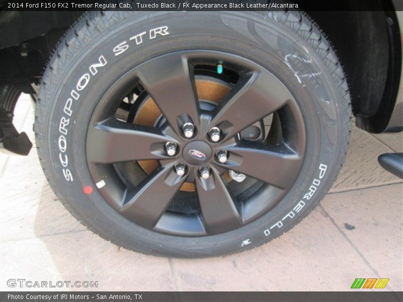 Tuxedo Black / FX Appearance Black Leather/Alcantara 2014 Ford F150 FX2 Tremor Regular Cab