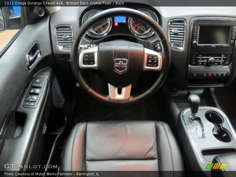 Brilliant Black Crystal Pearl / Black 2011 Dodge Durango Citadel 4x4