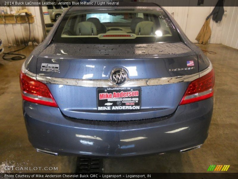Atlantis Blue Metallic / Light Neutral 2014 Buick LaCrosse Leather
