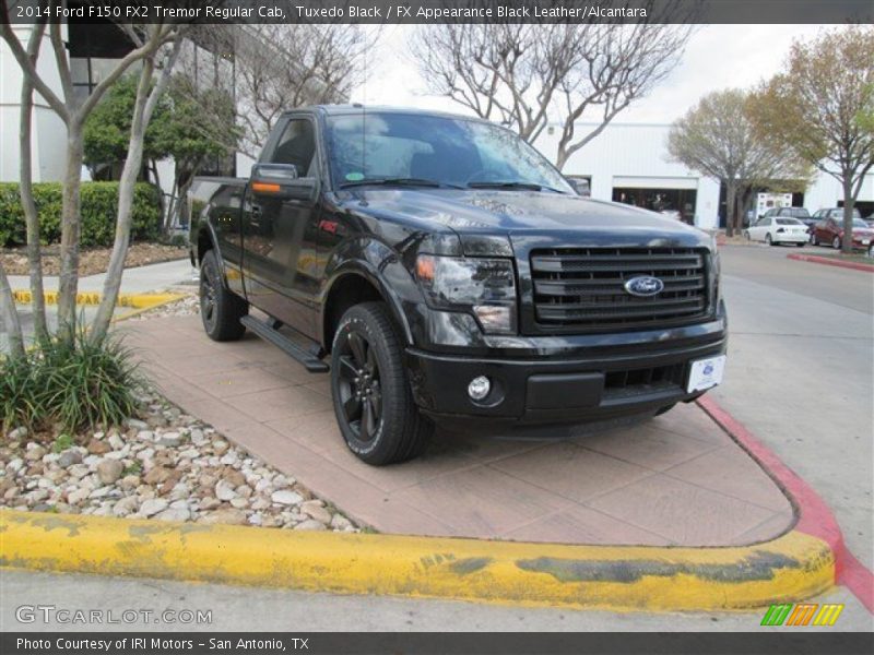 Tuxedo Black / FX Appearance Black Leather/Alcantara 2014 Ford F150 FX2 Tremor Regular Cab