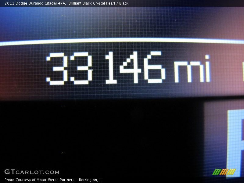 Brilliant Black Crystal Pearl / Black 2011 Dodge Durango Citadel 4x4