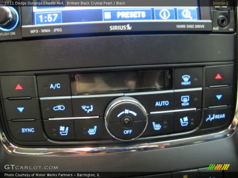Brilliant Black Crystal Pearl / Black 2011 Dodge Durango Citadel 4x4