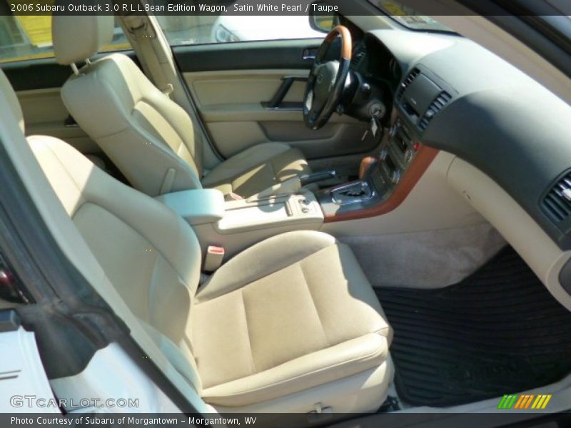 Satin White Pearl / Taupe 2006 Subaru Outback 3.0 R L.L.Bean Edition Wagon