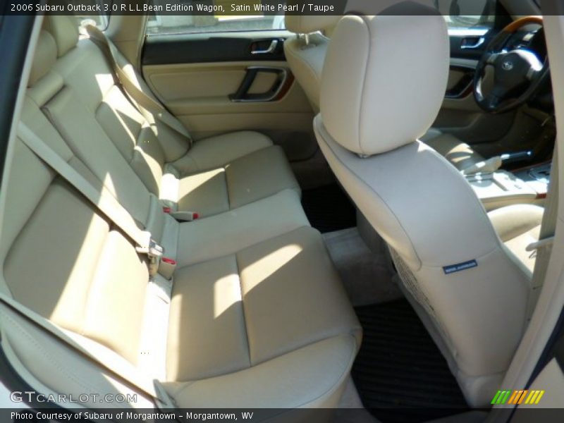 Satin White Pearl / Taupe 2006 Subaru Outback 3.0 R L.L.Bean Edition Wagon