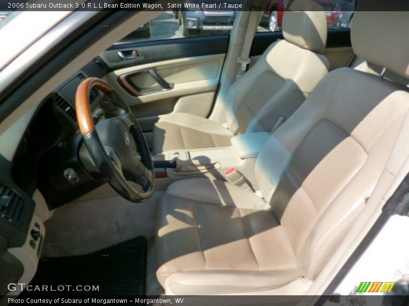 Satin White Pearl / Taupe 2006 Subaru Outback 3.0 R L.L.Bean Edition Wagon