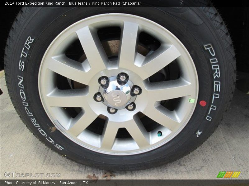 Blue Jeans / King Ranch Red (Chaparral) 2014 Ford Expedition King Ranch
