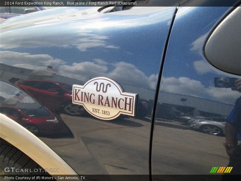 Blue Jeans / King Ranch Red (Chaparral) 2014 Ford Expedition King Ranch