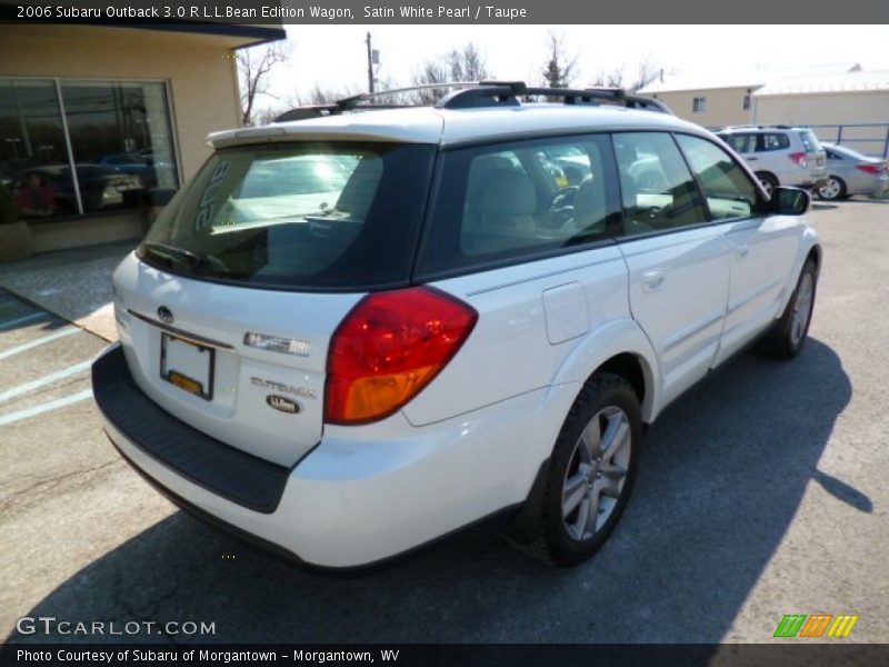 Satin White Pearl / Taupe 2006 Subaru Outback 3.0 R L.L.Bean Edition Wagon