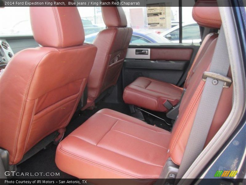 Blue Jeans / King Ranch Red (Chaparral) 2014 Ford Expedition King Ranch