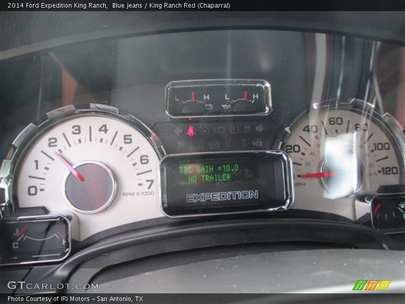 Blue Jeans / King Ranch Red (Chaparral) 2014 Ford Expedition King Ranch
