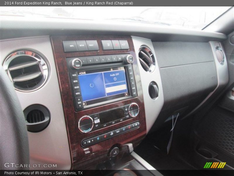 Blue Jeans / King Ranch Red (Chaparral) 2014 Ford Expedition King Ranch