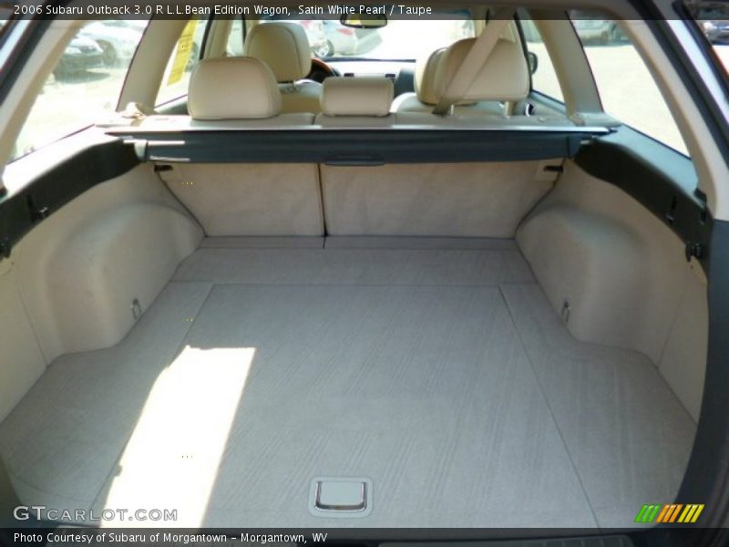 Satin White Pearl / Taupe 2006 Subaru Outback 3.0 R L.L.Bean Edition Wagon