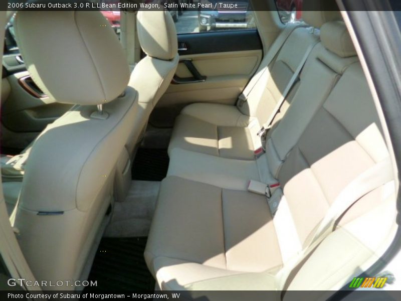 Satin White Pearl / Taupe 2006 Subaru Outback 3.0 R L.L.Bean Edition Wagon