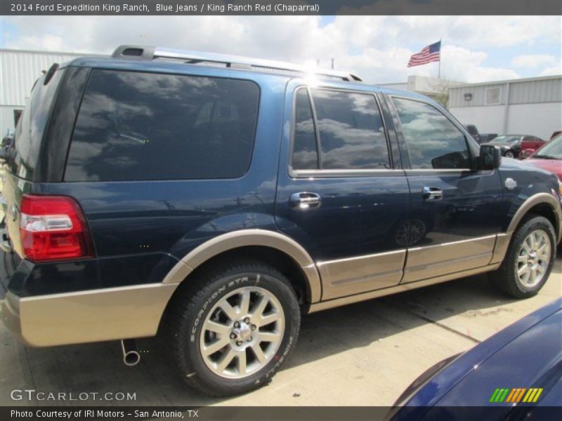 Blue Jeans / King Ranch Red (Chaparral) 2014 Ford Expedition King Ranch