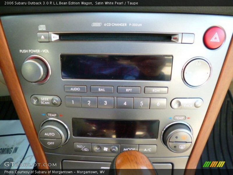Satin White Pearl / Taupe 2006 Subaru Outback 3.0 R L.L.Bean Edition Wagon