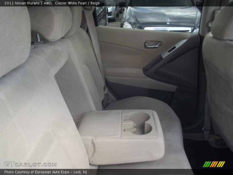 Glacier White Pearl / Beige 2011 Nissan Murano S AWD
