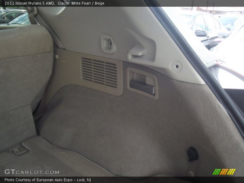 Glacier White Pearl / Beige 2011 Nissan Murano S AWD