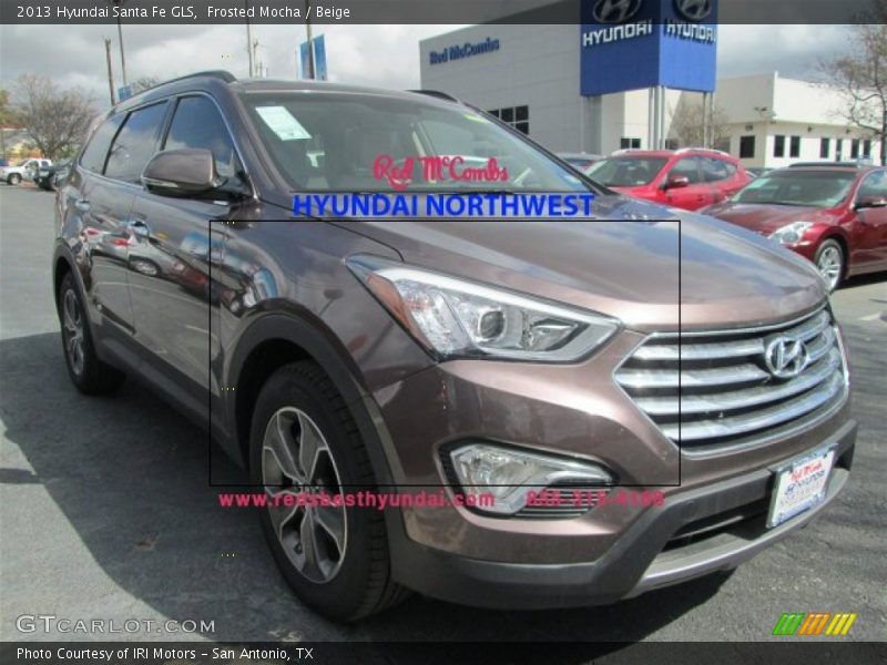 Frosted Mocha / Beige 2013 Hyundai Santa Fe GLS