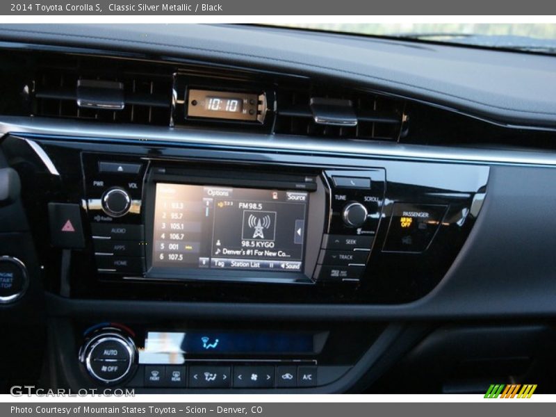 Classic Silver Metallic / Black 2014 Toyota Corolla S