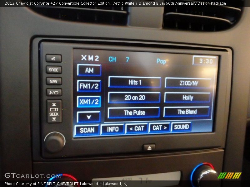 Audio System of 2013 Corvette 427 Convertible Collector Edition