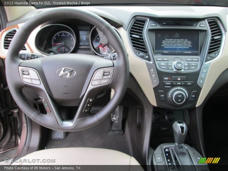 Frosted Mocha / Beige 2013 Hyundai Santa Fe GLS