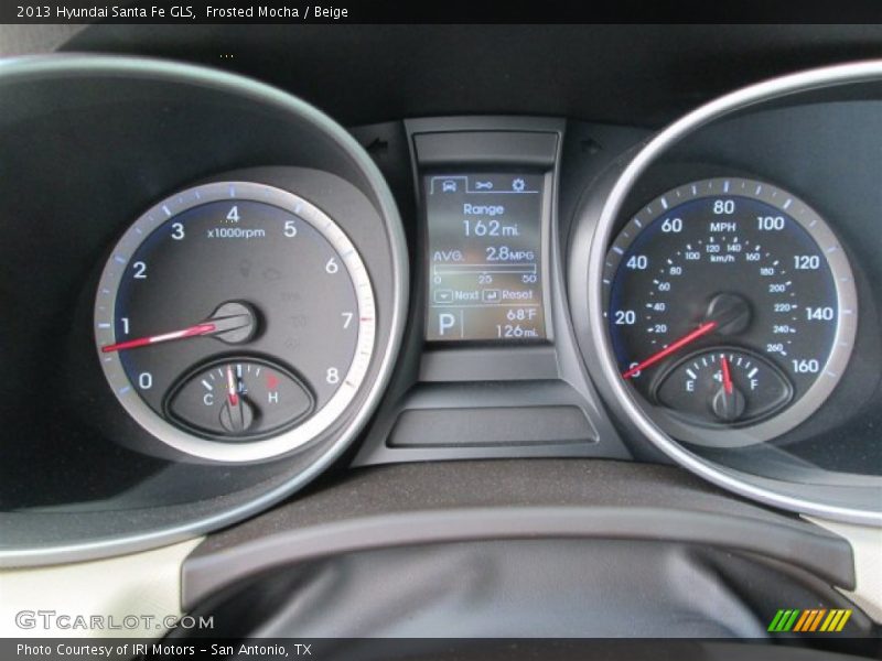 Frosted Mocha / Beige 2013 Hyundai Santa Fe GLS