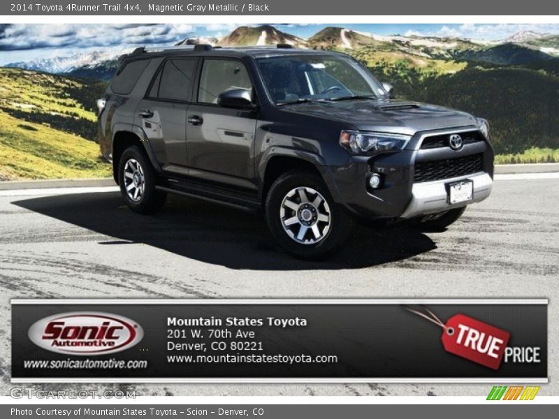 Magnetic Gray Metallic / Black 2014 Toyota 4Runner Trail 4x4