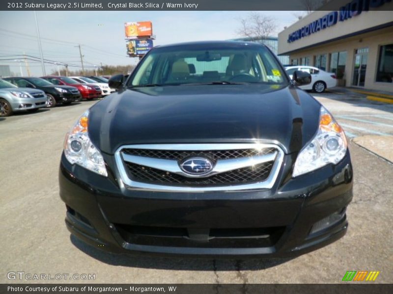 Crystal Black Silica / Warm Ivory 2012 Subaru Legacy 2.5i Limited