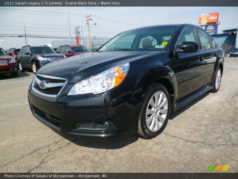 Crystal Black Silica / Warm Ivory 2012 Subaru Legacy 2.5i Limited