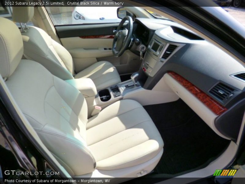 Crystal Black Silica / Warm Ivory 2012 Subaru Legacy 2.5i Limited