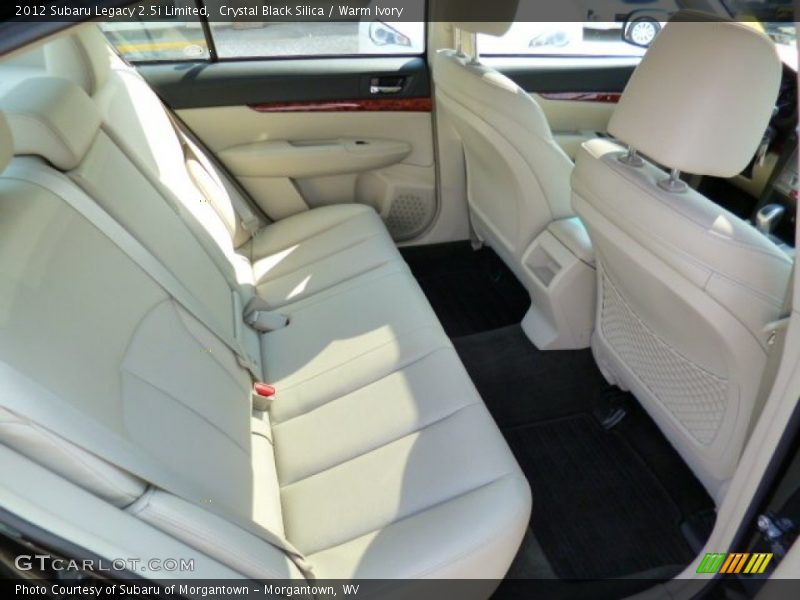 Crystal Black Silica / Warm Ivory 2012 Subaru Legacy 2.5i Limited
