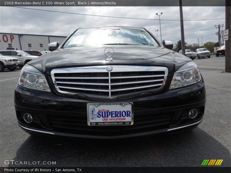 Black / Almond/Mocha 2009 Mercedes-Benz C 300 4Matic Sport