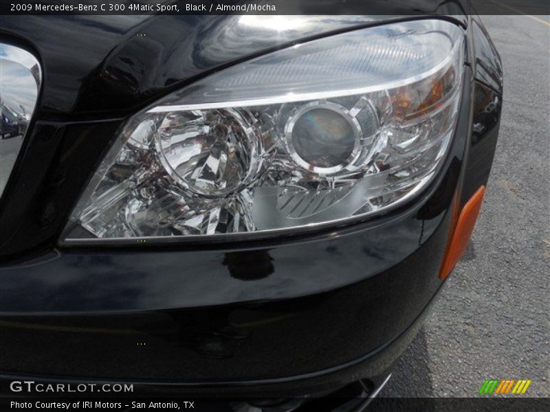 Black / Almond/Mocha 2009 Mercedes-Benz C 300 4Matic Sport